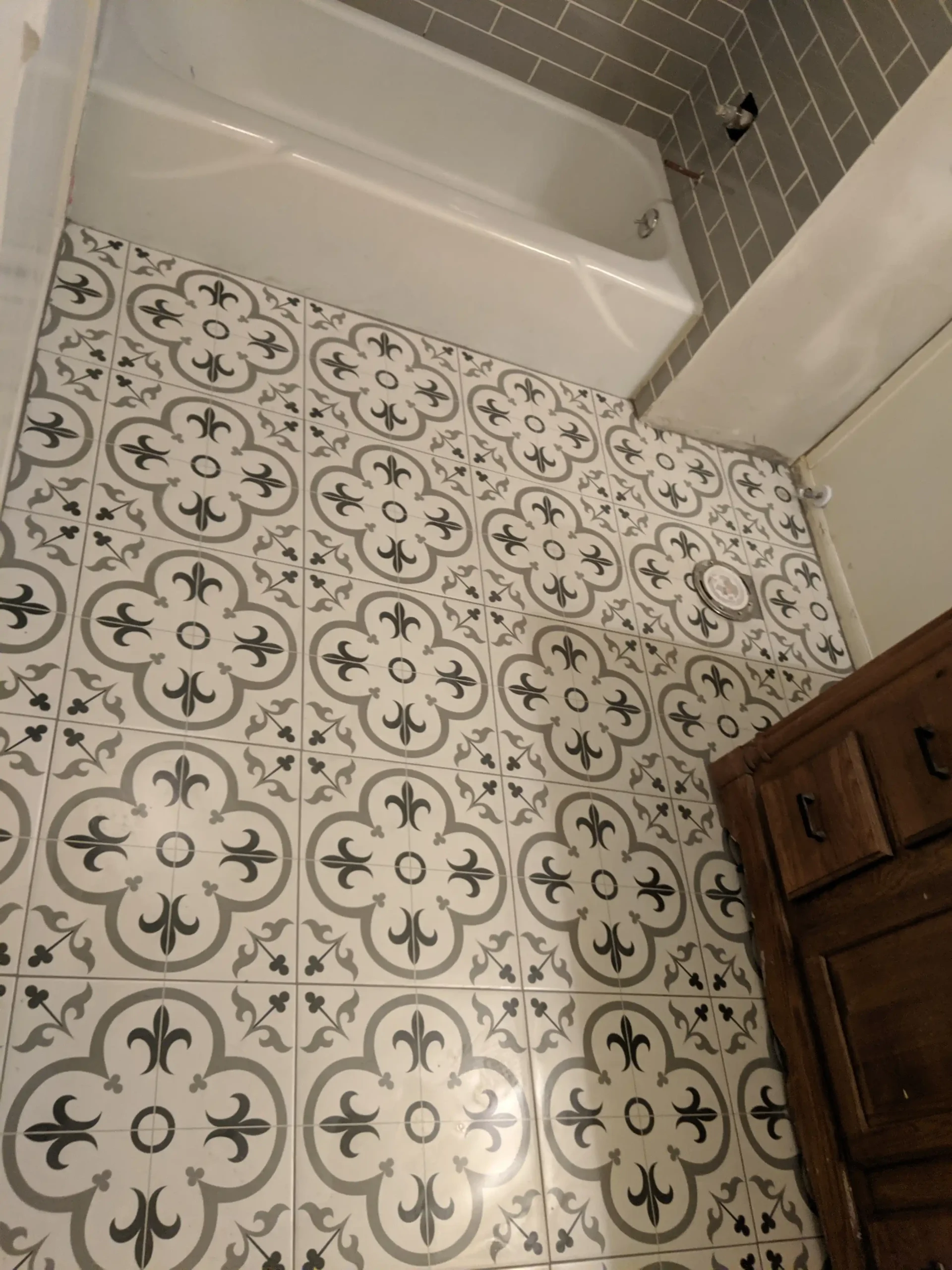 Finished residential remodeling project